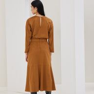 Eco-friendly Suede Skirt