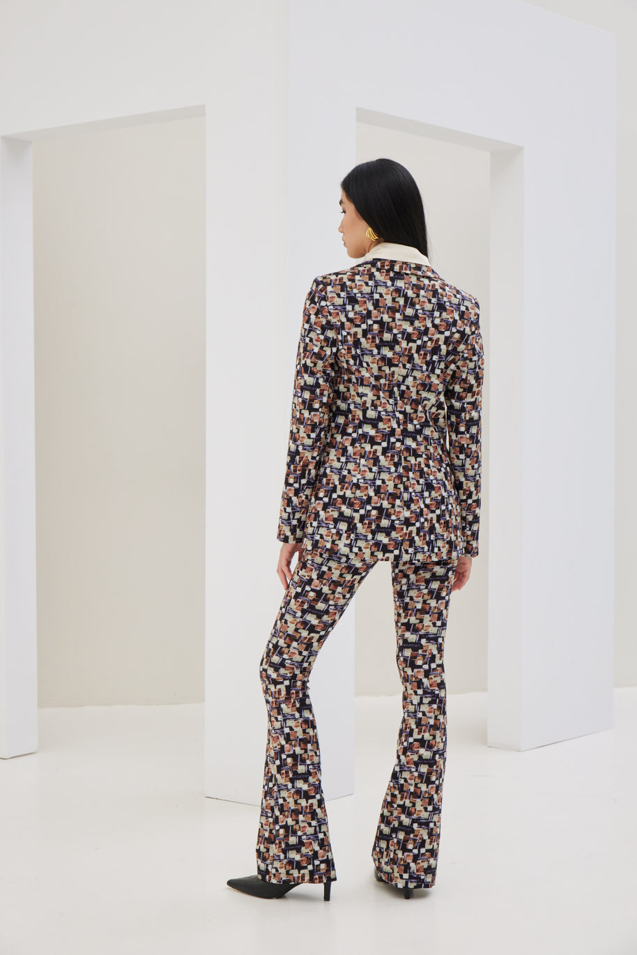 Patterned Long Jacket