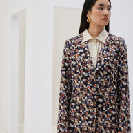 Patterned Long Jacket