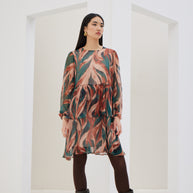 Georgette Flounce Dress