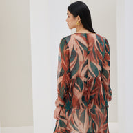 Georgette Flounce Dress