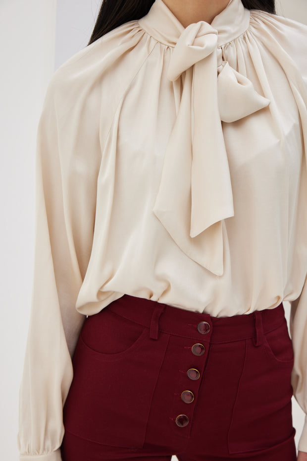 Blouse with Scarf