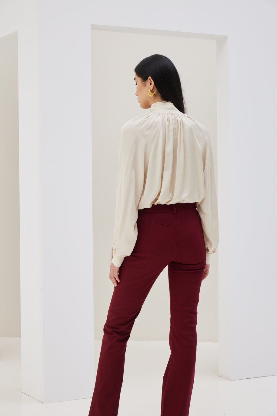 Trousers with Decorative Buttons