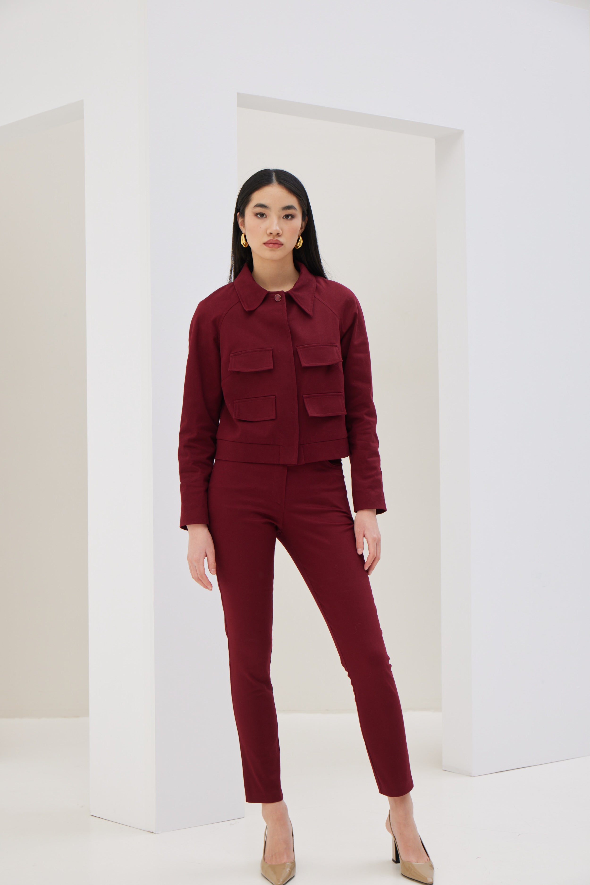Jacket with Decorative Pockets