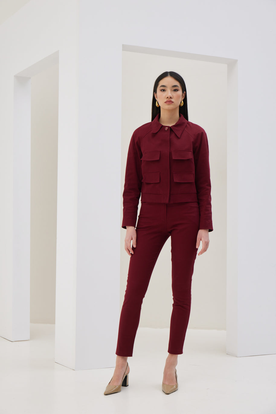 Classic Slim Straight Pants