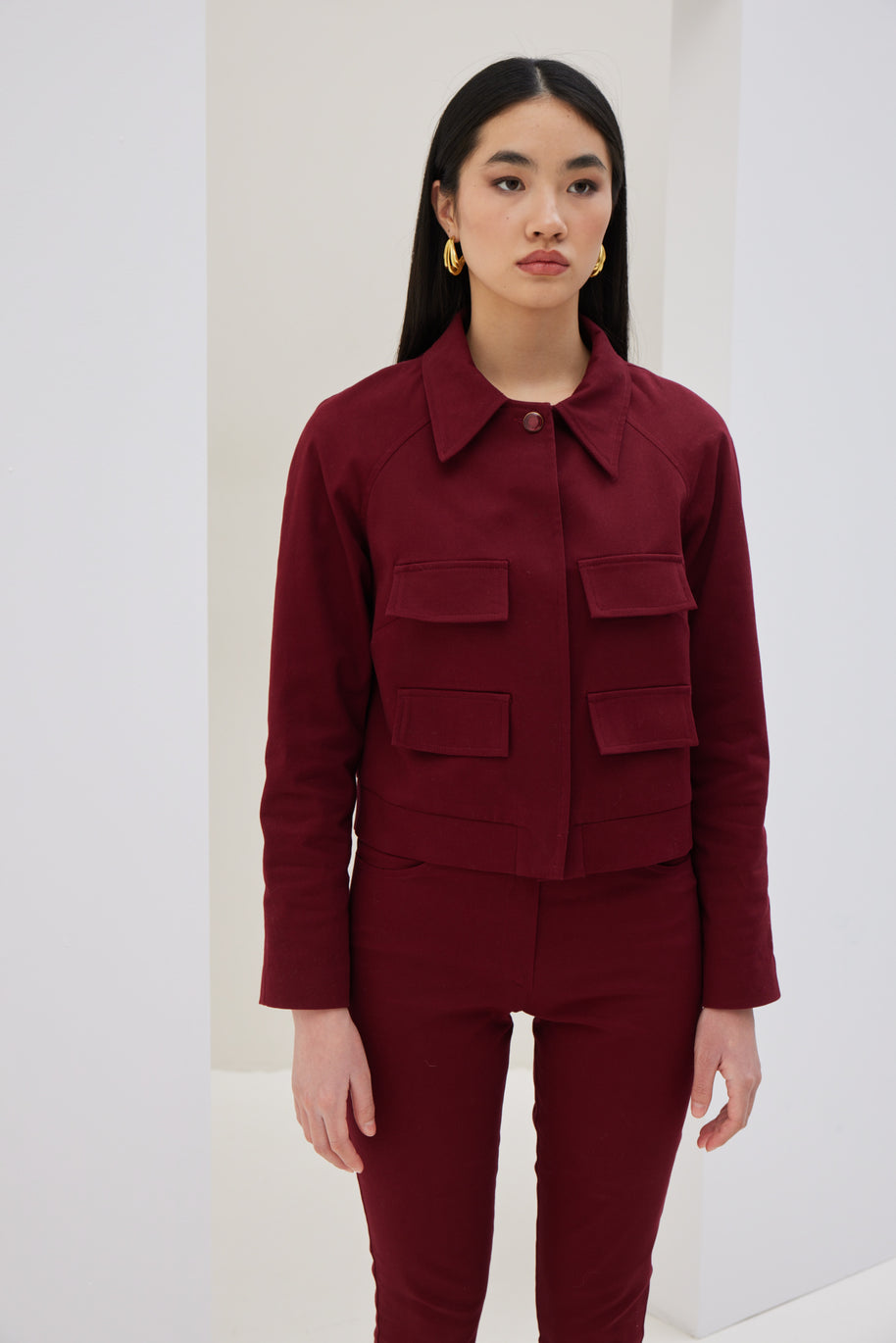 Jacket with Decorative Pockets