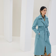 Double Breasted Coat with Belt