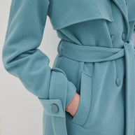 Double Breasted Coat with Belt