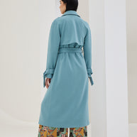 Double Breasted Coat with Belt