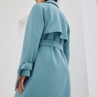 Double Breasted Coat with Belt