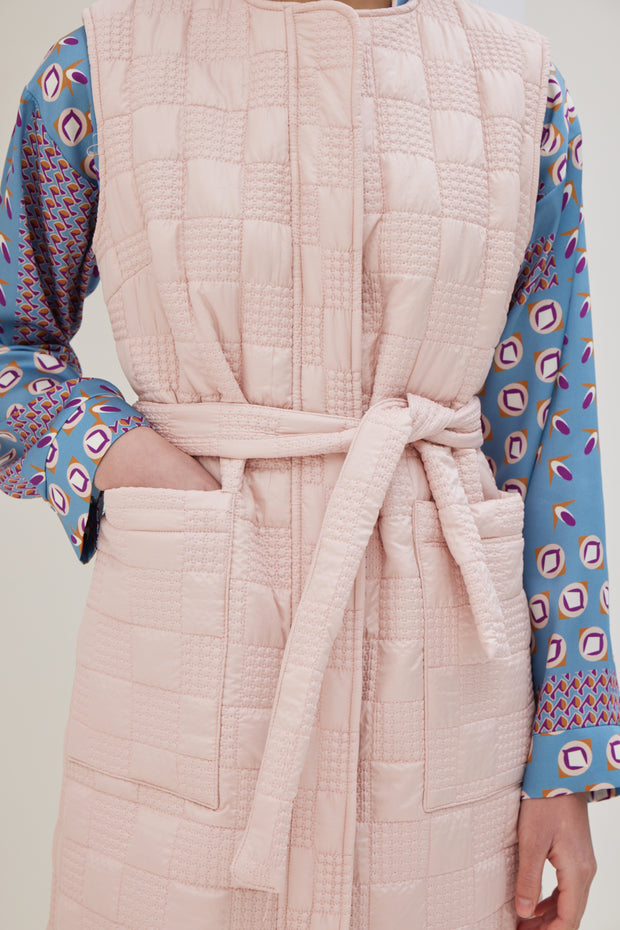 Quilted Sleeveless Coat