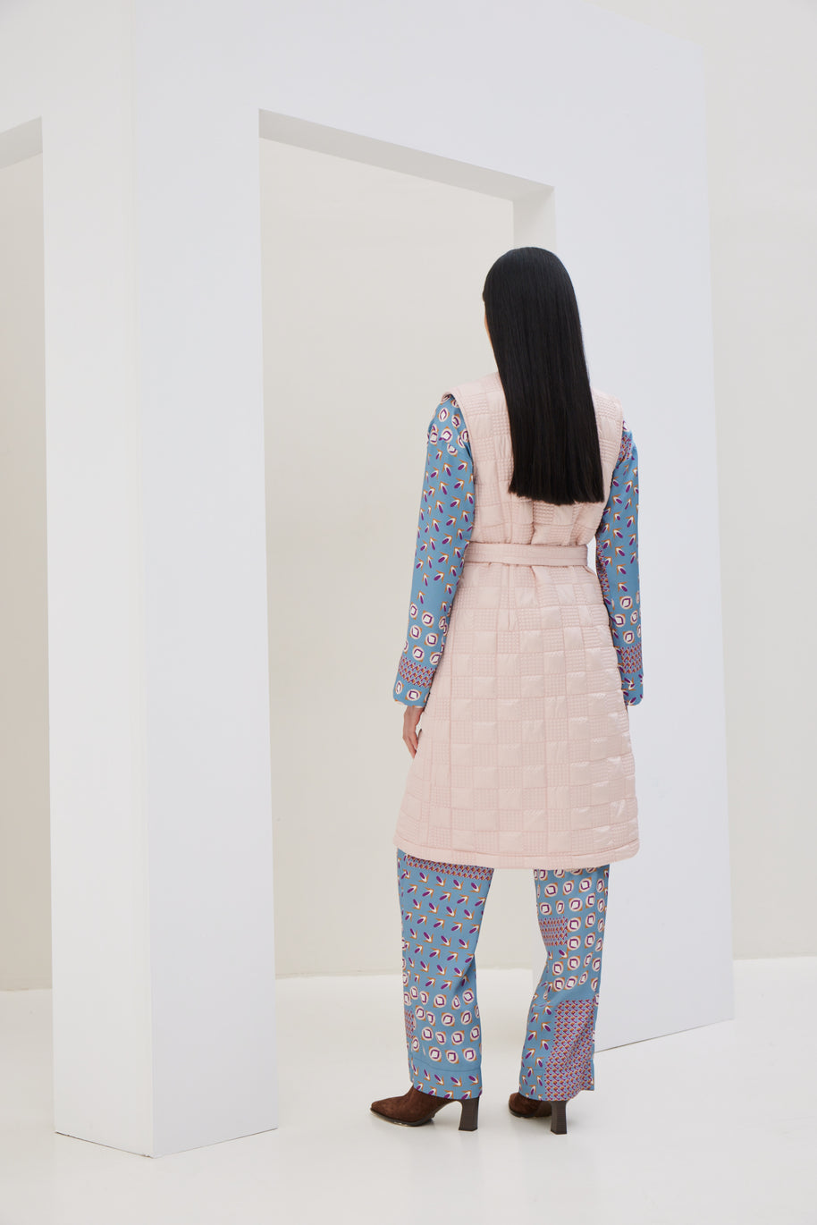 Quilted Sleeveless Coat