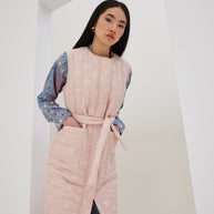 Quilted Sleeveless Coat