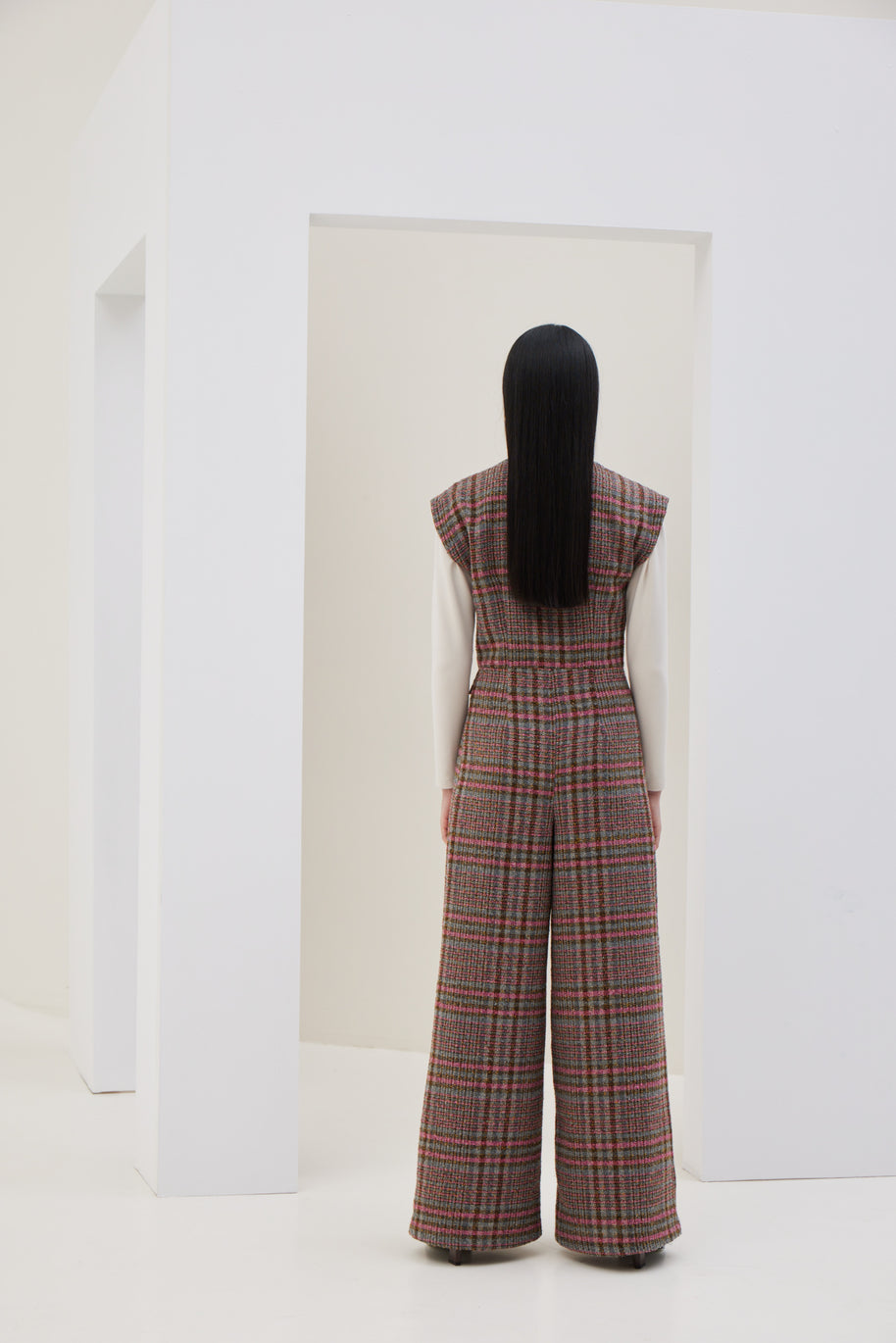 Tweed Jumpsuit