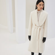 Coat with Wide Lapel