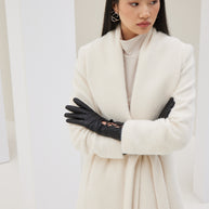 Coat with Wide Lapel