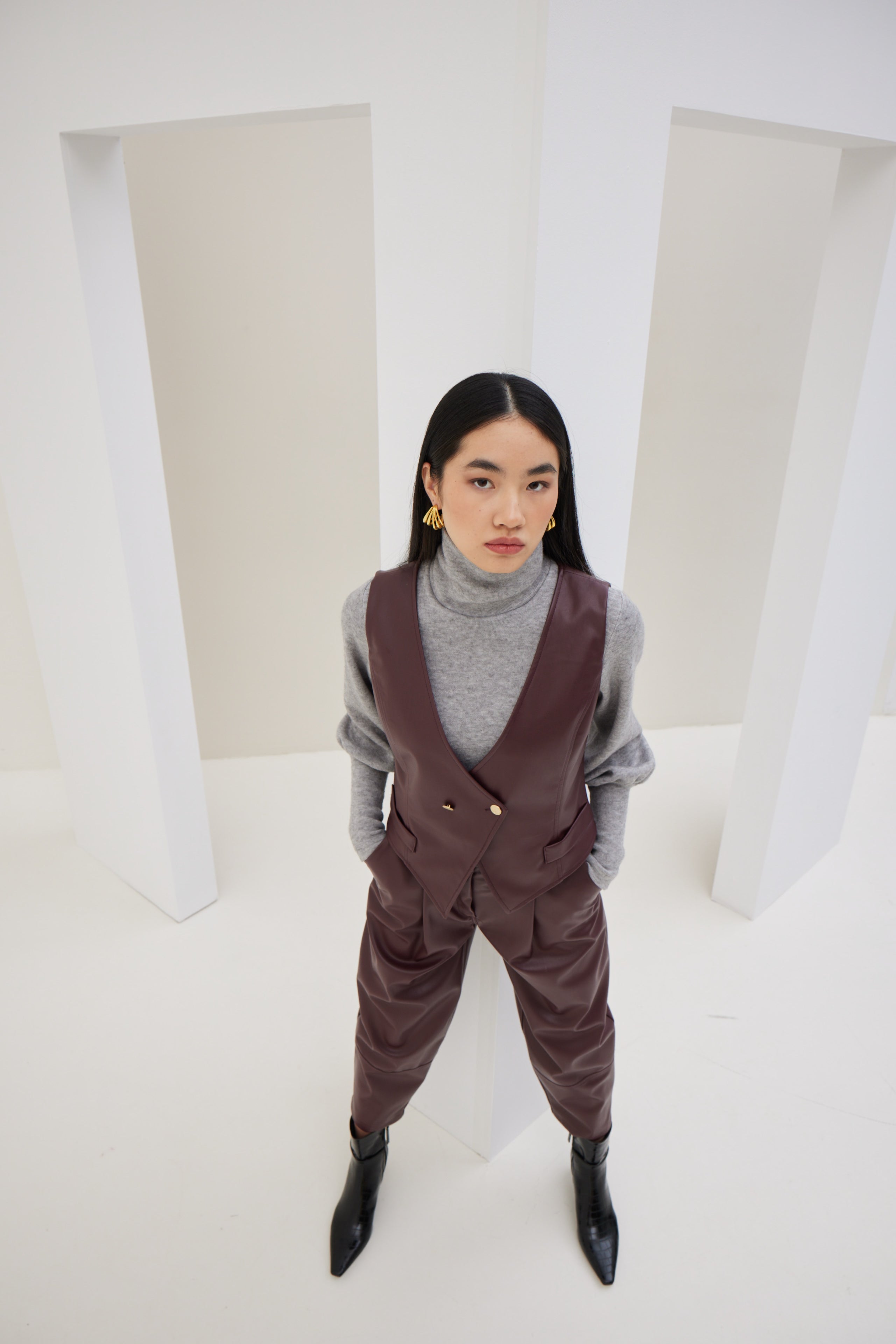 Eco-leather Vest