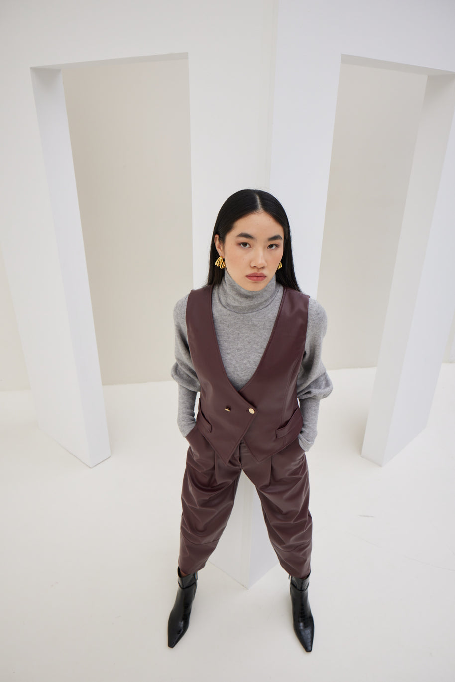 Eco-leather Vest
