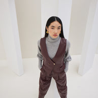 Eco-leather Vest