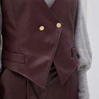 Eco-leather Vest