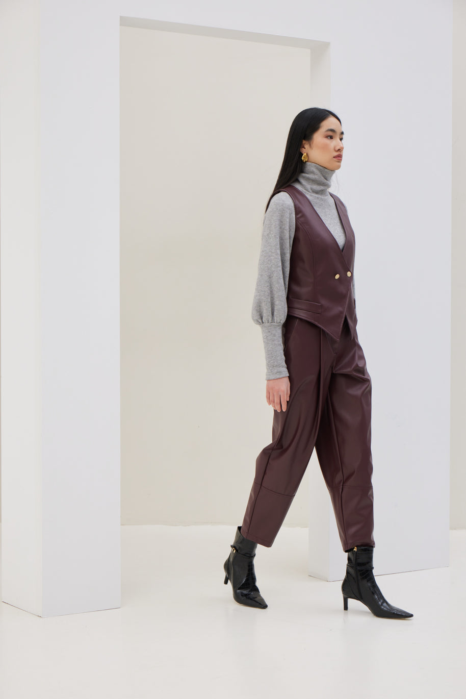 Eco-leather Vest