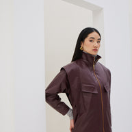 Jacket in Eco-leather