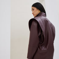 Jacket in Eco-leather