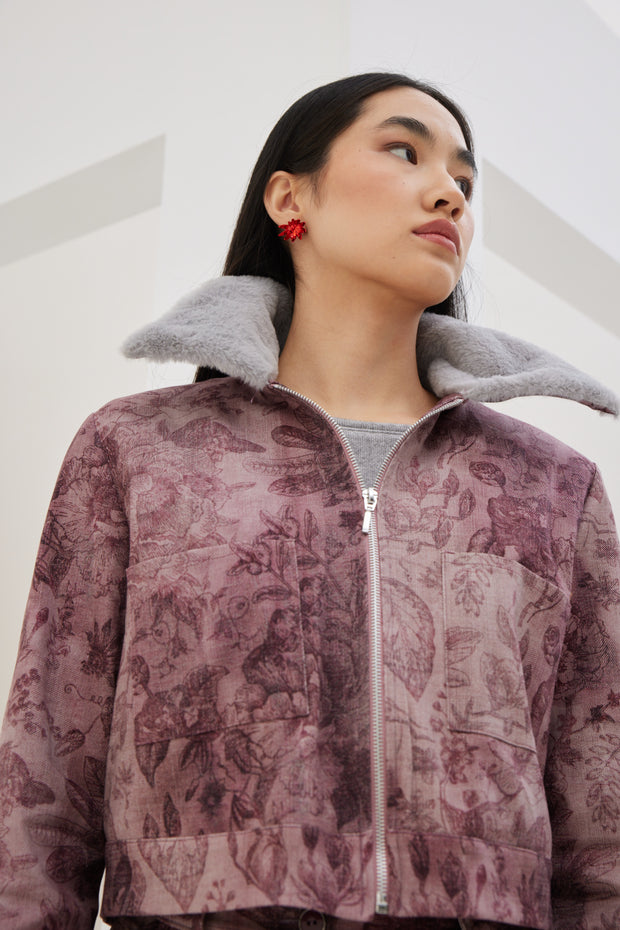 Patterned Floral Jacket