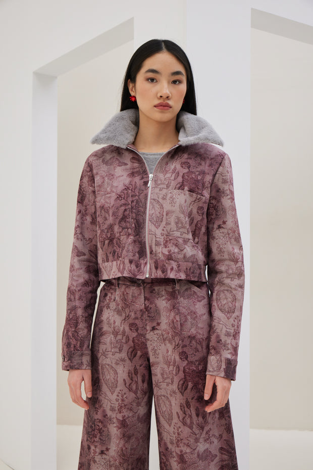 Patterned Floral Jacket