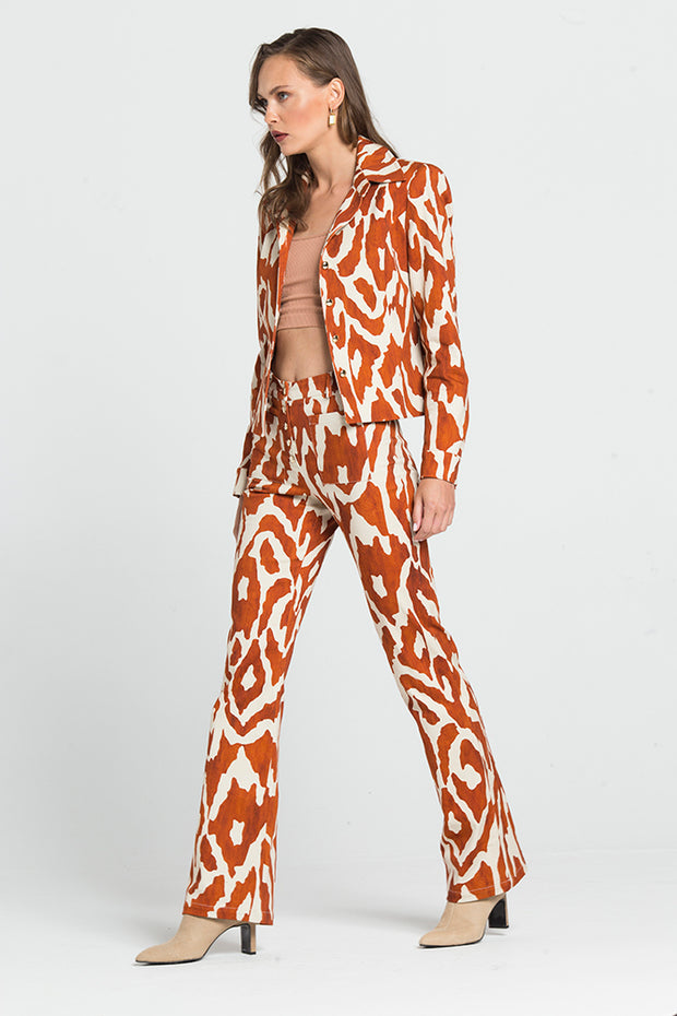 Short Jacket with Patterns