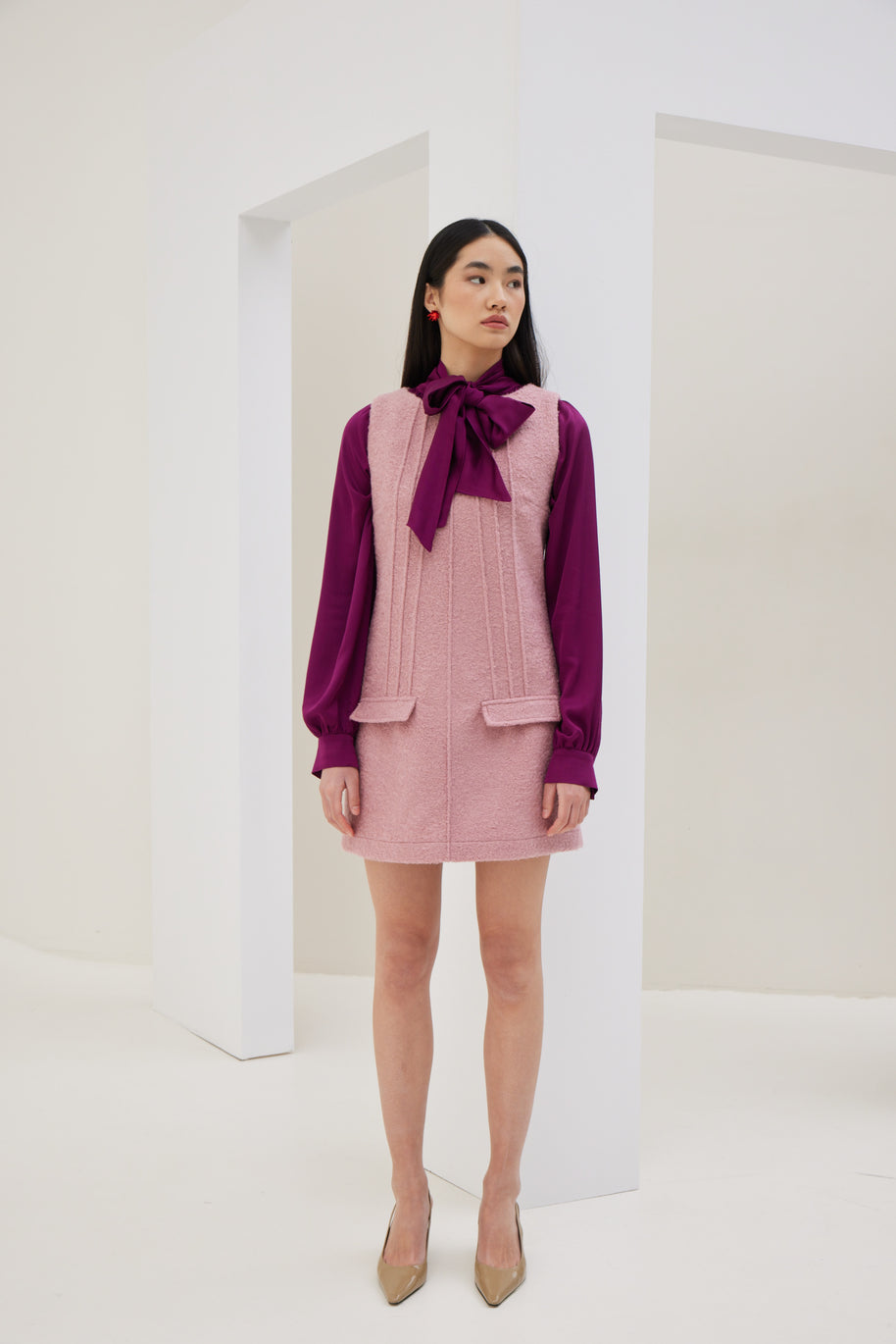 Αμάνικο Κοντό Φόρεμα