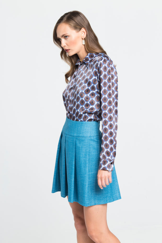 Short Pleated Skirt