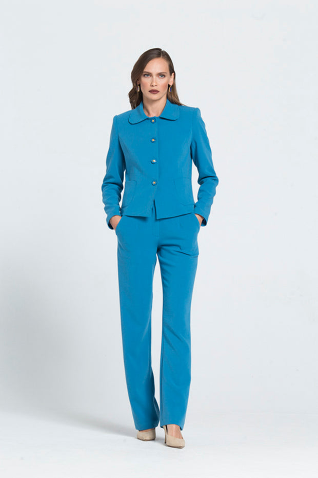 Straight Line Crepe Pants