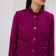 Tweed Jacket with Pockets