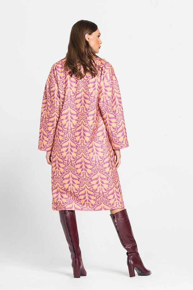 Μακρύ Παλτό με Σχέδια