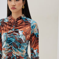 Φόρεμα Βελούδο με Σούρες