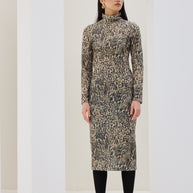 Πλεκτό Ζιβάγκο Φόρεμα