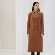 Coat with Back Belt