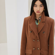 Coat with Back Belt