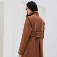 Coat with Back Belt