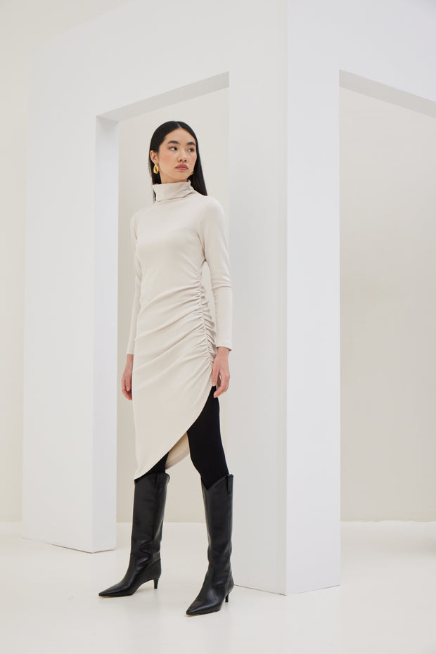 Asymmetric Elastic Dress