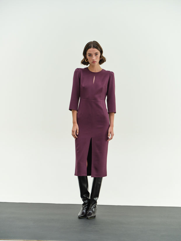 Crepe Pencil Dress