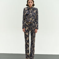 Printed Blue Jacket