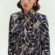 Printed Blue Jacket