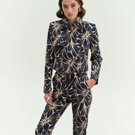 Printed Blue Jacket