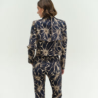 Printed Blue Jacket
