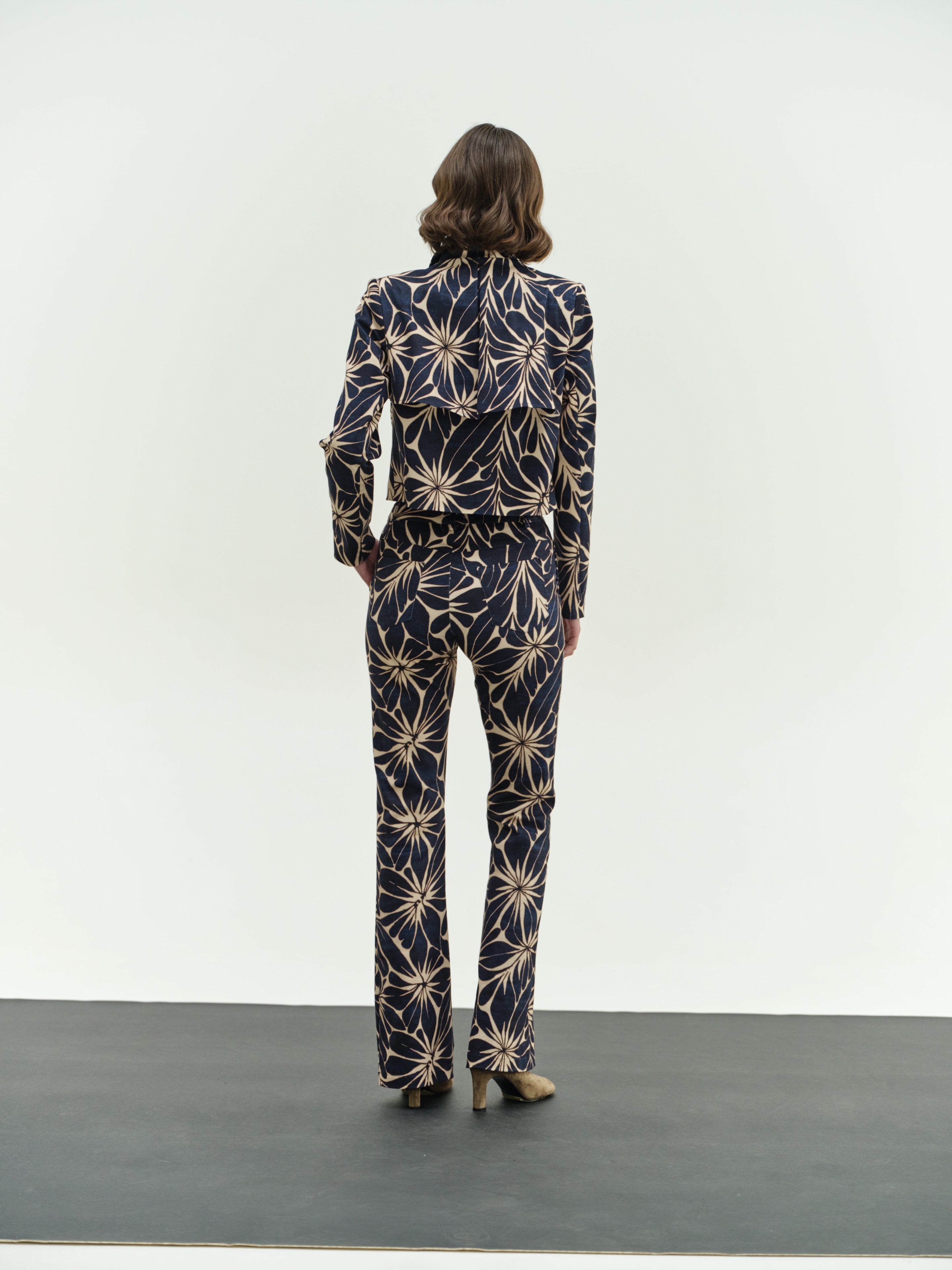 Printed Blue Jacket