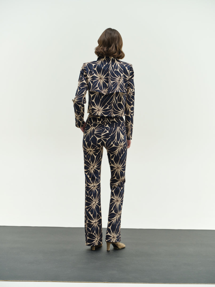 Printed Blue Jacket