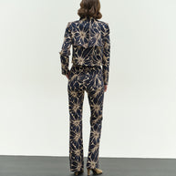 Printed Blue Jacket