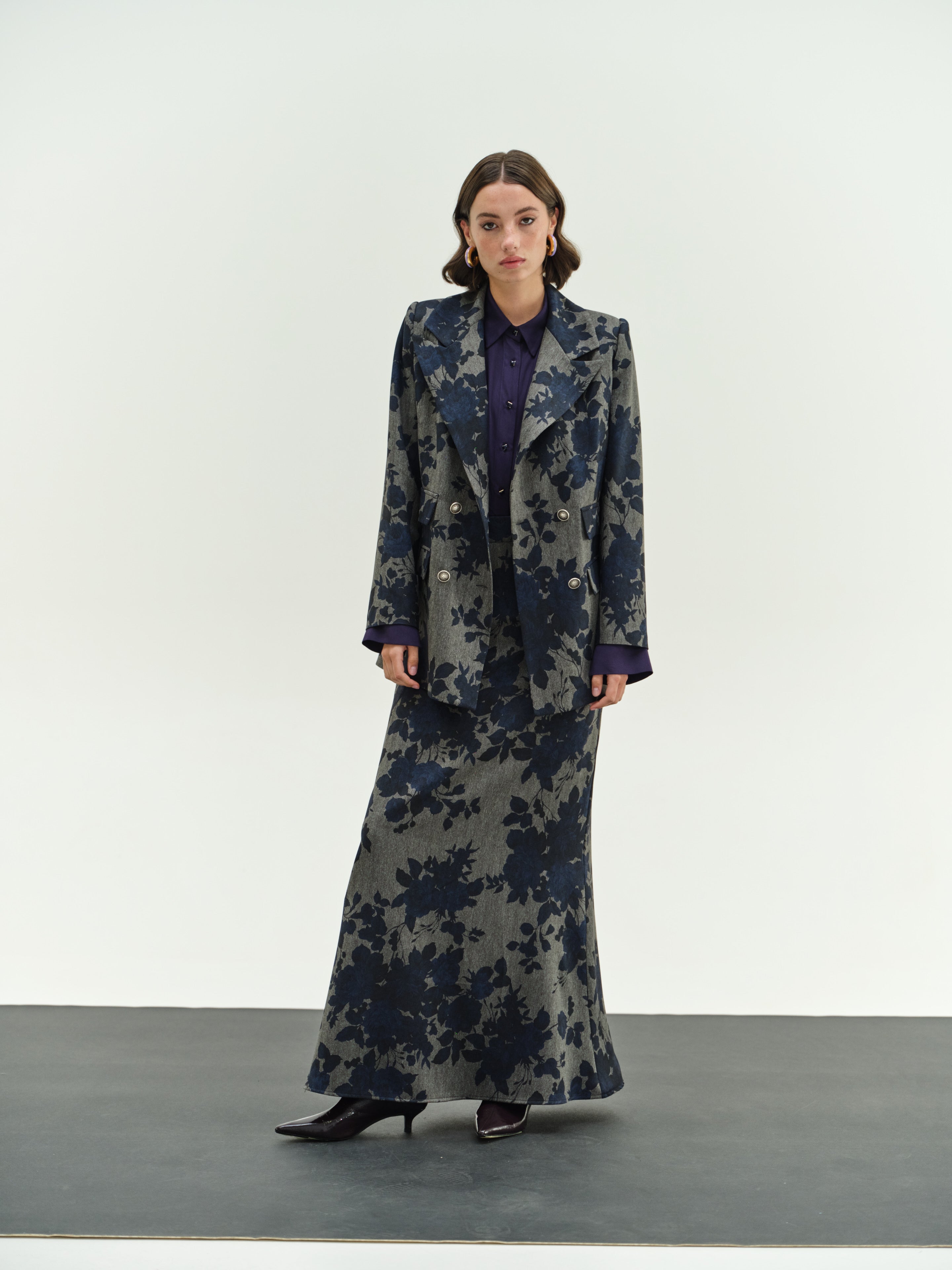 Floral Long Skirt